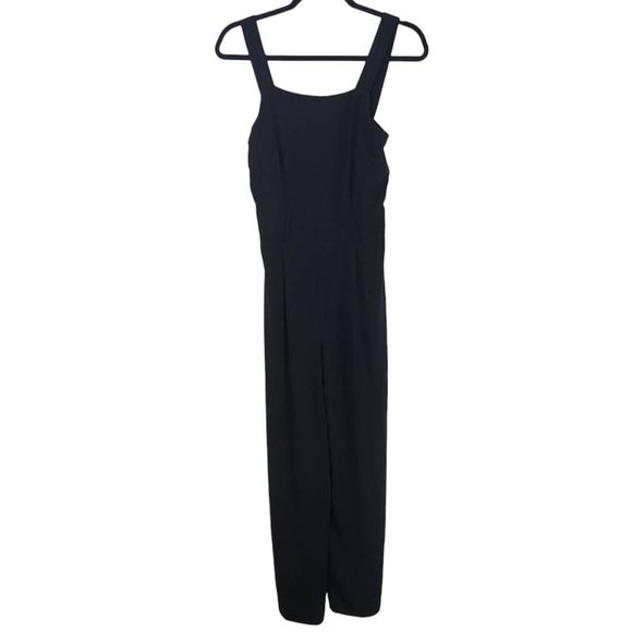 Miss Selfridge Black Sleeveless Jumpsuit Size 4 Simple Black Jumpsuit - Picture 1 of 8